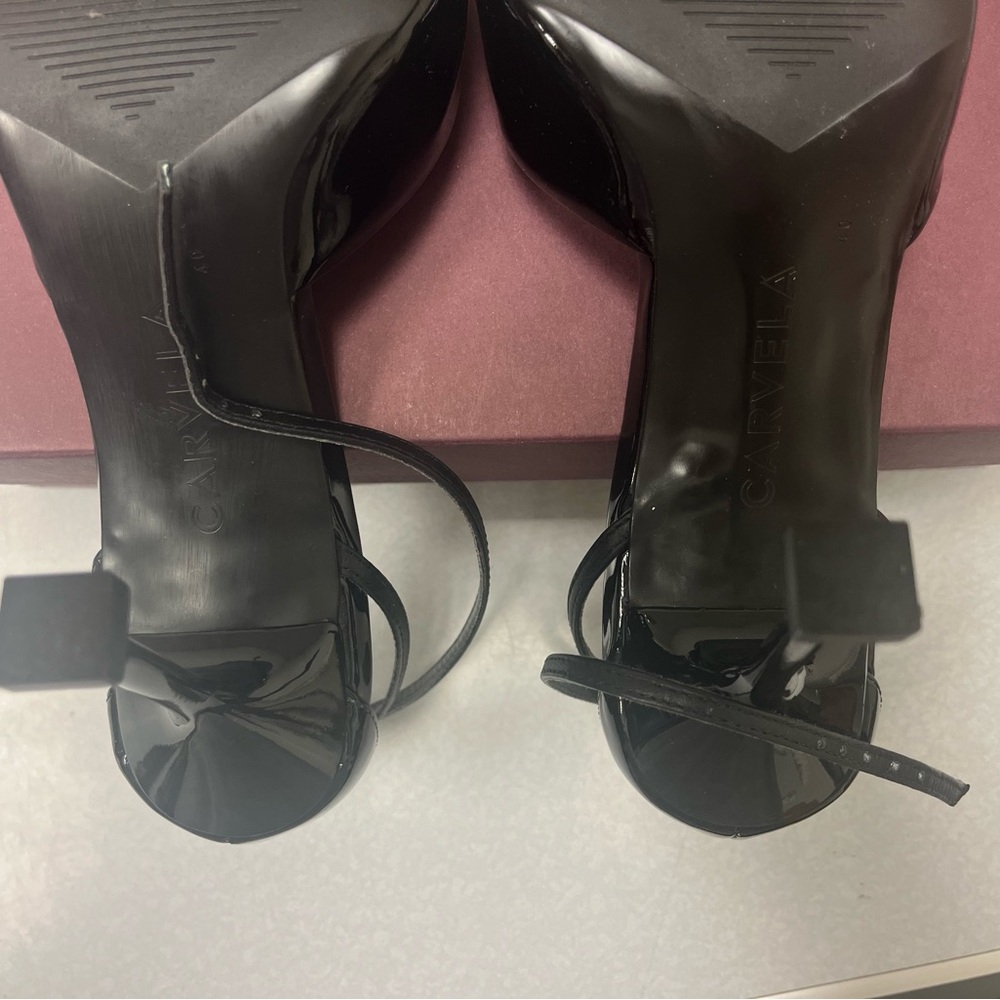 *Like New* Carvela Black Patent Heels for Women - Picture 6 of 7